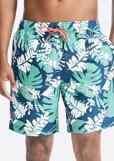Nautica Mens 8 Big & Tall Sustainably Crafted Printed Quick-Dry Swim