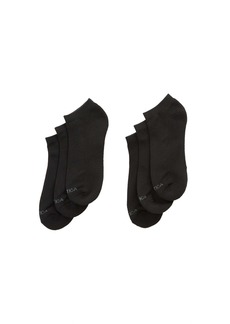 Nautica Mens Athletic Core Low Cut Socks, 6-Pack