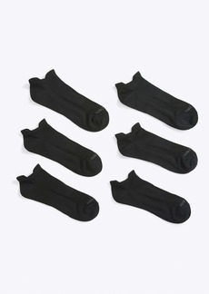 Nautica Mens Athletic Low-Cut Microfiber Socks, 6-Pack