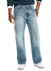 Nautica Men's Authentic Loose-Fit Rigid Denim 5-Pocket Jeans - Pure Ocean