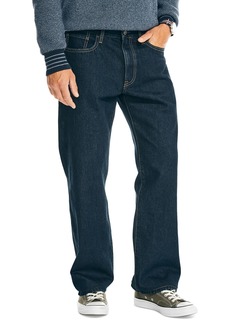 Nautica Men's Authentic Loose-Fit Rigid Denim 5-Pocket Jeans - Pure Ocean