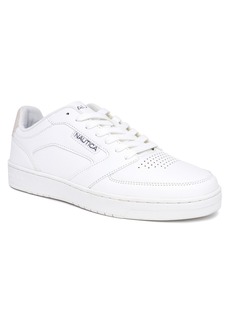 Nautica Men's Bascule Casual Flat Sneakers - White