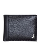 Nautica Men's Bifold Leather Wallet - Black