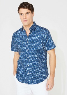 Nautica Mens Big & Tall Classic Fit Floral Print Shirt