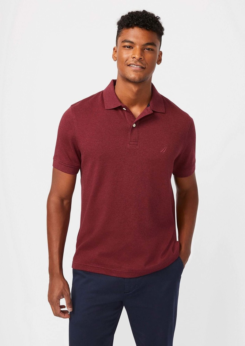 Nautica Mens Big & Tall Classic Fit Interlock Polo