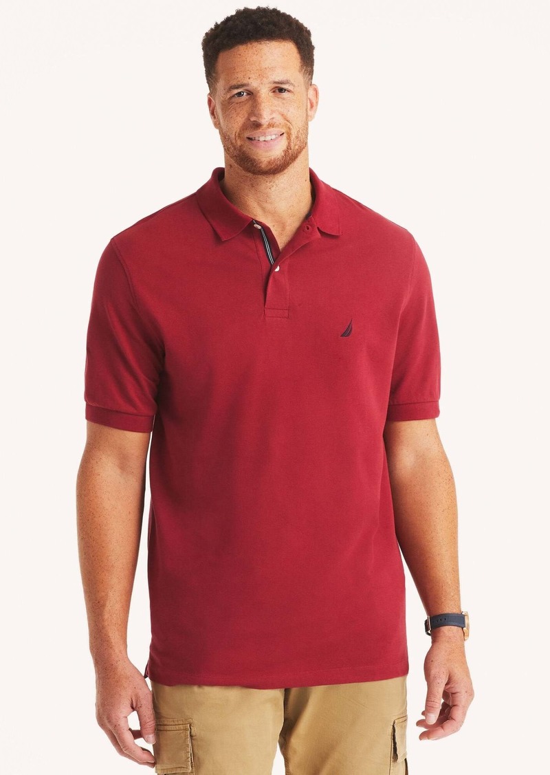 Nautica Mens Big & Tall Classic Fit Performance Deck Polo