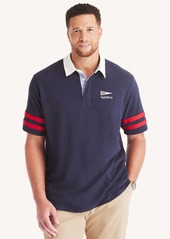 Nautica Mens Big & Tall Classic Fit Rugby Polo