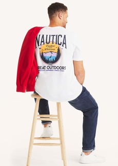 Nautica Mens Big & Tall Great Outdoors Graphic T-Shirt