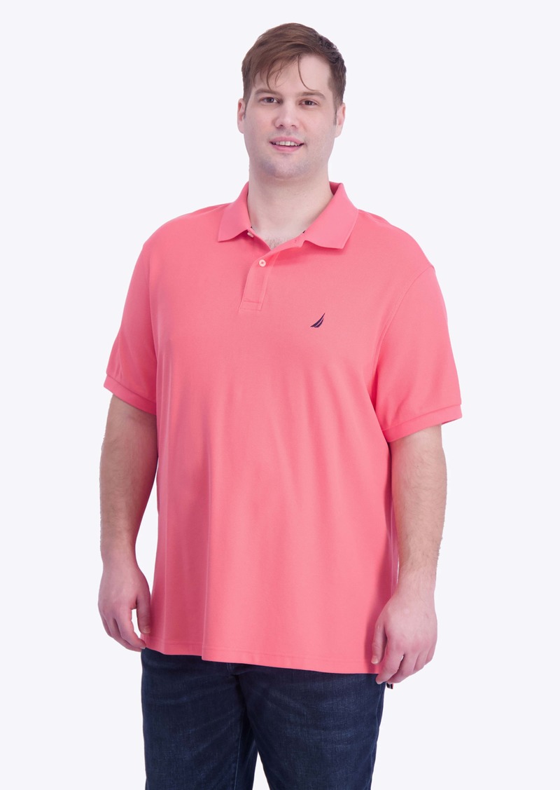 Nautica Mens Big & Tall Sustainably Crafted Classic Fit Deck Polo
