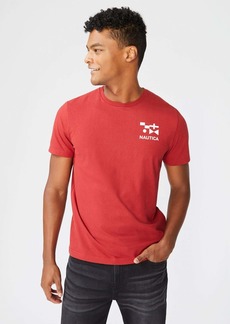 Nautica Mens Big & Tall Sustainably Crafted Graphic T-Shirt