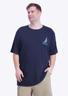 Nautica Mens Big & Tall Sustainably Crafted Sailing Knots Graphic T-Shirt