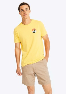 Nautica Mens Big & Tall Sustainably Crafted Surf Graphic T-Shirt
