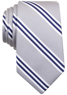 Nautica Men's Bilge Striped Tie - Charcoal