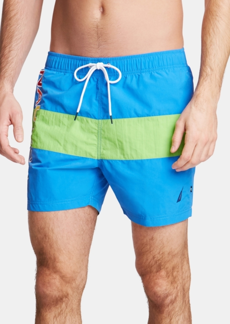 macy's nautica men's swimwear