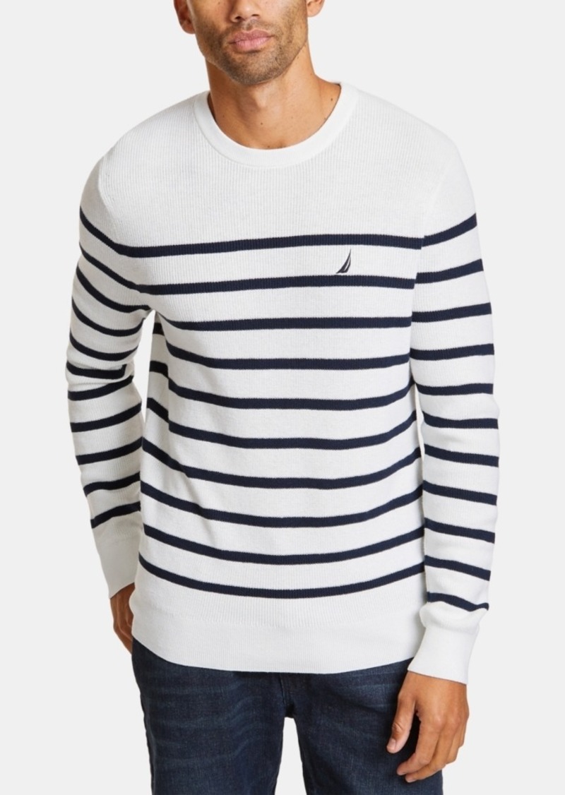 nautica striped sweater