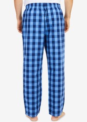 Nautica Men's Buffalo Plaid Cotton Pajama Pants - Navy