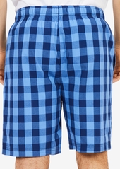 Nautica Men's Buffalo Plaid Pajama Shorts - Navy