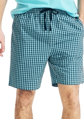 Nautica Men's Checked Print Pajama Shorts
