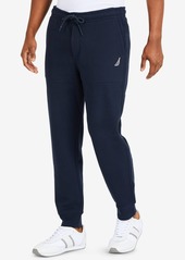 Nautica Men's Classic-Fit Super Soft Knit Fleece Jogger Pants - Stone Grey