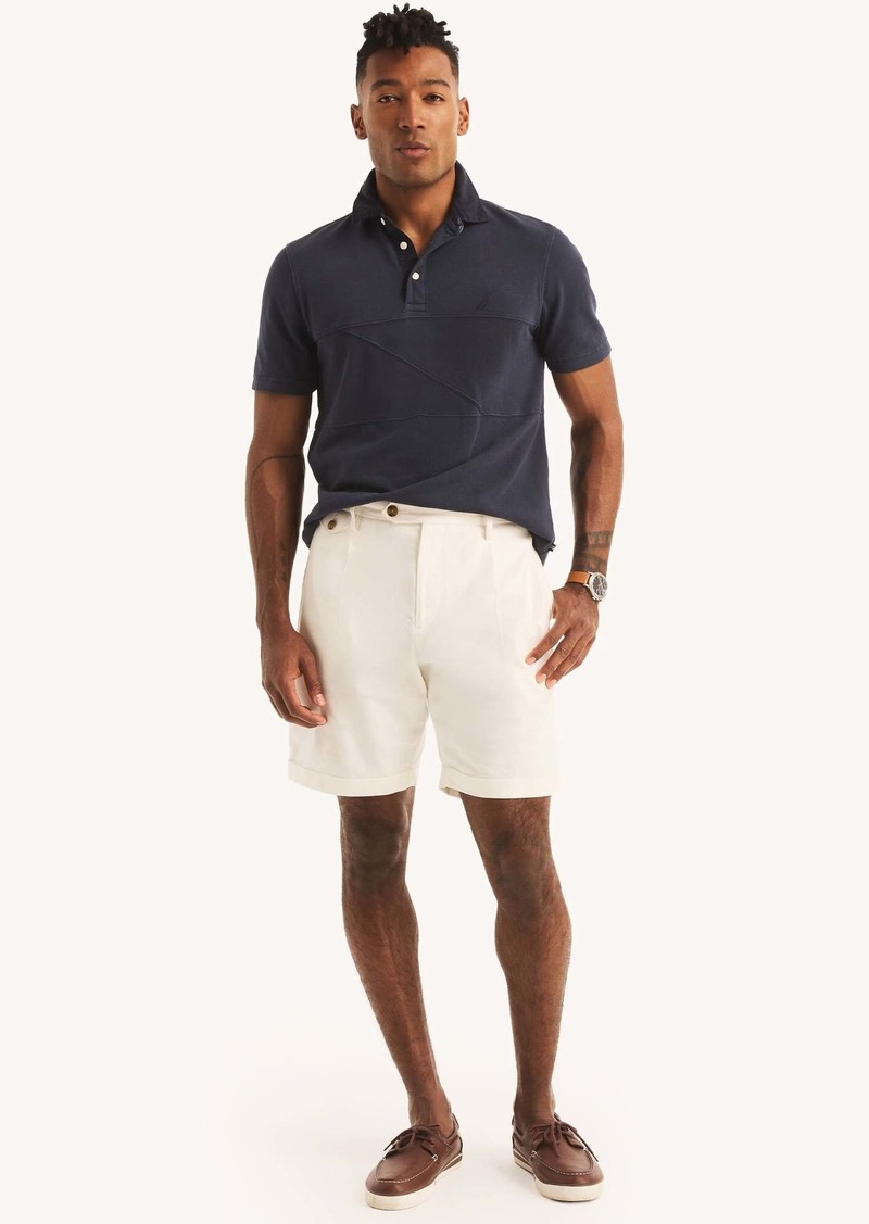 Nautica Mens Classic Fit Pieced Polo