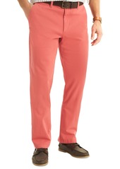 Nautica Men's Classic-Fit Stretch Solid Flat-Front Chino Deck Pants - Bay Pine