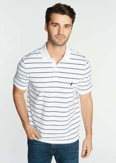 Nautica Mens Classic Fit Striped Deck Polo