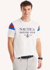 Nautica Mens Colorblock Crewneck T-Shirt