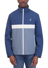 Nautica Men's Colorblocked Golf Jacket - Lapis Blue