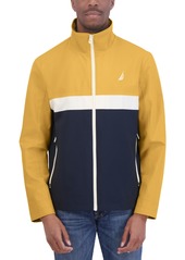 Nautica Men's Colorblocked Golf Jacket - Lapis Blue