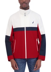 Nautica Men's Colorblocked Golf Jacket - Lapis Blue