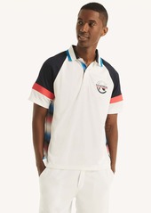 Nautica Mens Competition Sustainably Crafted Colorblock Classic Fit Polo