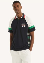 Nautica Mens Competition Sustainably Crafted Colorblock Classic Fit Polo