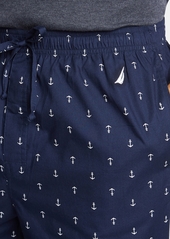 Nautica Men's Cotton Anchor-Print Pajama Pants - Maritime Navy