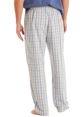 Nautica Men's Crafted Plaid Poplin Sleep Pant - High Rise