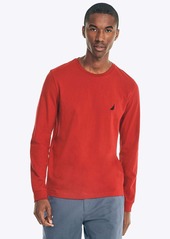 Nautica Mens Crewneck Long-Sleeve T-Shirt