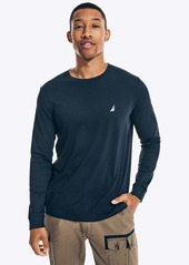 Nautica Mens Crewneck Long-Sleeve T-Shirt