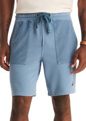 "Nautica Men's Elastic Waist 9"" Pull-On Shorts - Coronet Blue"