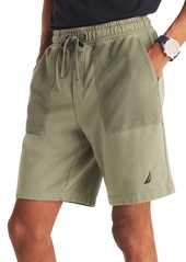 "Nautica Men's Elastic Waist 9"" Pull-On Shorts - Coronet Blue"