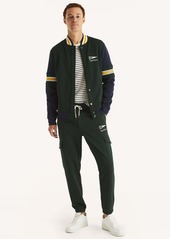 Nautica Mens Fleece Bomber Jacket