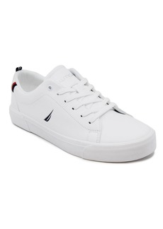 Nautica Men's Graves Court Lace Up Sneakers - White, Navy