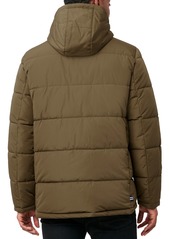 Nautica Men's Hooded Puffer Jacket - Loden