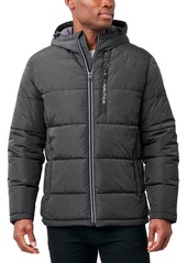 Nautica Men's Hooded Puffer Jacket - Loden