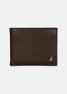 Nautica Mens Leather Billfold Wallet