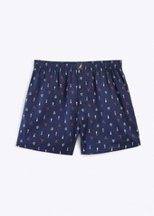 Nautica Mens Lighthouse Print Woven Boxer