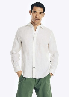 Nautica Mens Linen Shirt
