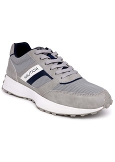 Nautica Mens Logo Lace-Up Sneaker