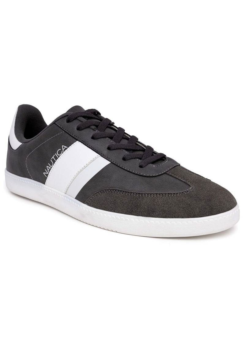 Nautica Mens Logo Lace-Up Sneaker