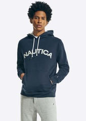 Nautica Mens Logo Pullover Hoodie