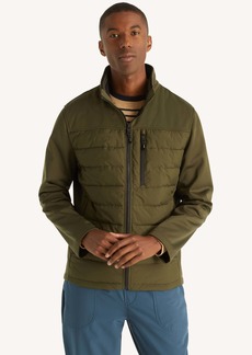 Nautica Mens Mixed Media Jacket