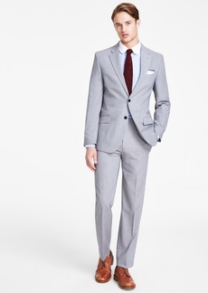 Nautica Men's Modern-Fit Bi-Stretch Suit - Light grey solid